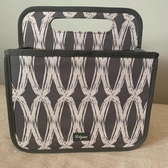 Thirty-One Gifts Double Duty Caddy Charcoal Links - Picture 1 of 5